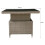 Dellonda Chester Rattan Wicker Adjustable Outdoor Dining Table - DG73 6