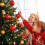 Dellonda Pre-Lit 7ft Hinged Christmas Tree with Warm White LED Lights & PE/PVC Tips - DH82 9