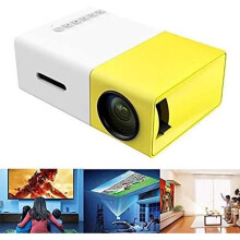 Mini vidéoprojecteur YG300 portable Pico couleur LED/LCD, pour enfants — vidéos TV/films, jeux de fête, divertissement en extérieur avec