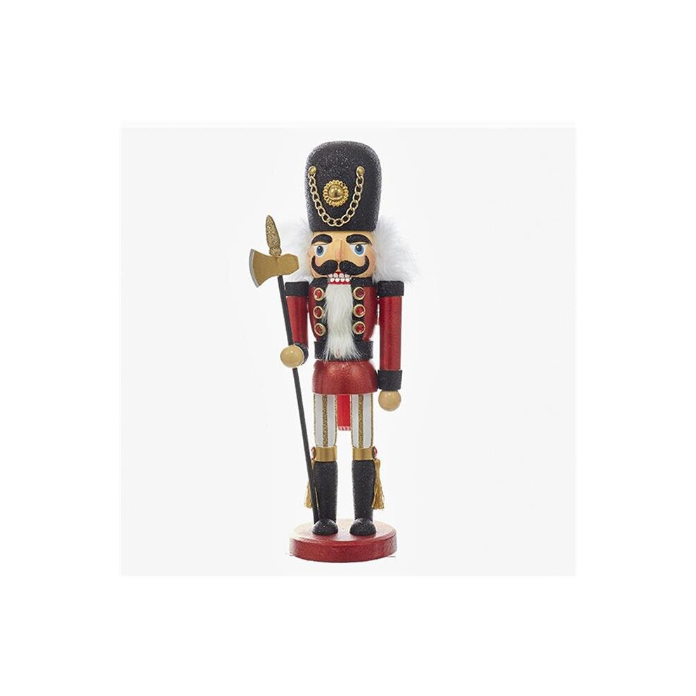 Kurt S. Adler HA0373 Hollywood Soldier Nutcracker, Red & Black - 15 in.