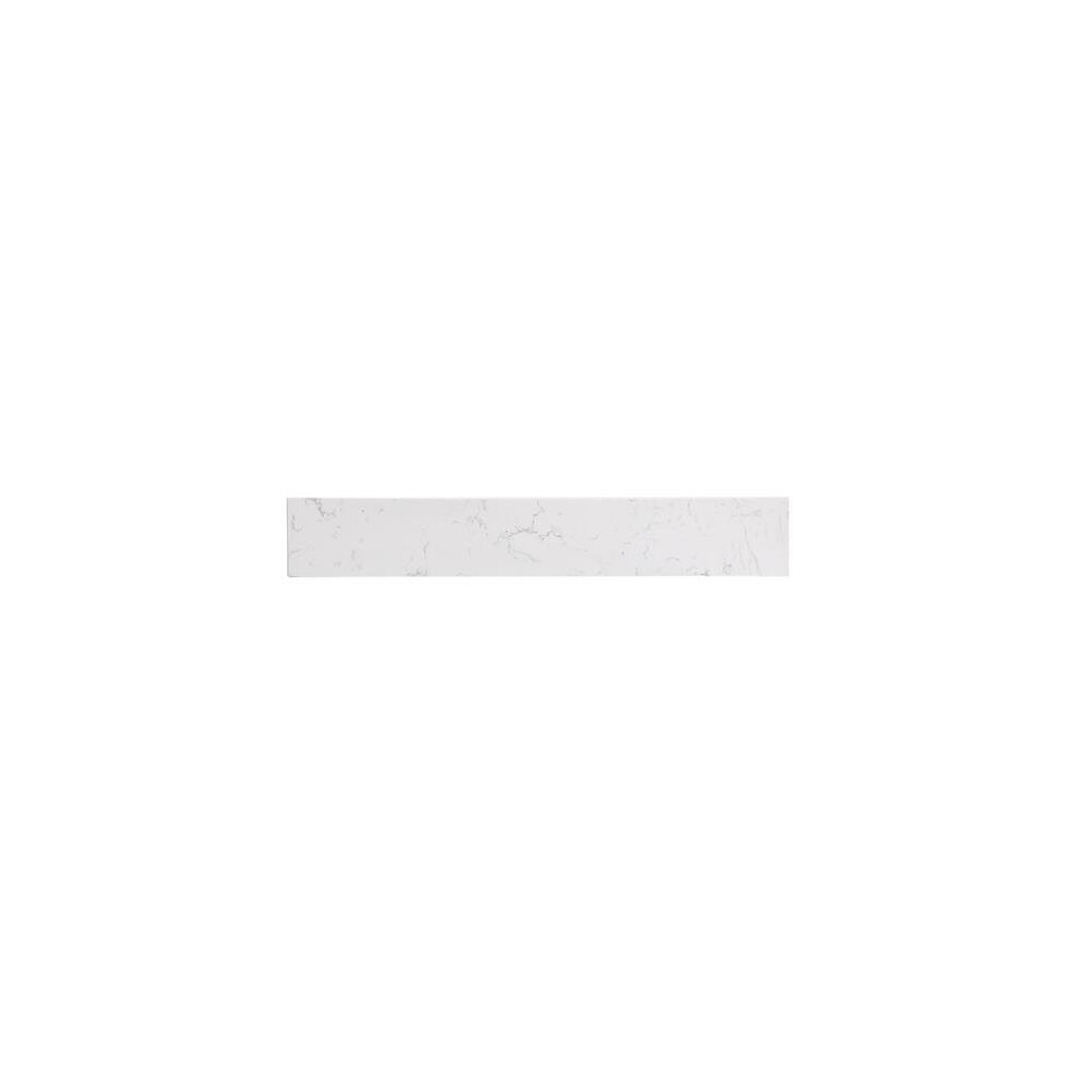 Photos - Other for Repair Elegant Decor BS1124CW 24 in. Backsplash in Calacatta White