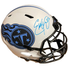 Athlon Sports CTBL-031360 Eddie George Signed Tennessee Titans Lunar Eclipse Speed FS Rep Helmet, Number 27 - Beckett Witnessed