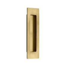 Emtek 220306US7 6 in. Modern Rectangular Flush Pull, French Antique Brass