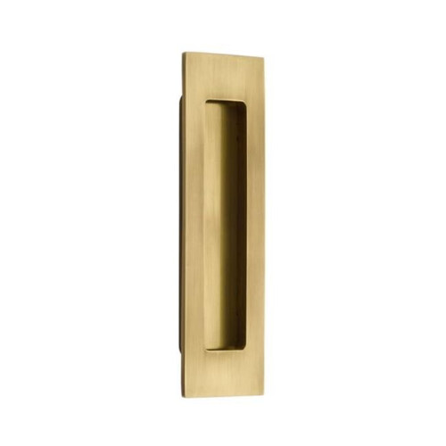 Emtek 220306US7 6 in. Modern Rectangular Flush Pull, French Antique Brass