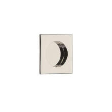 Emtek 2213US14 Square Flush Pull, Bright Nickel