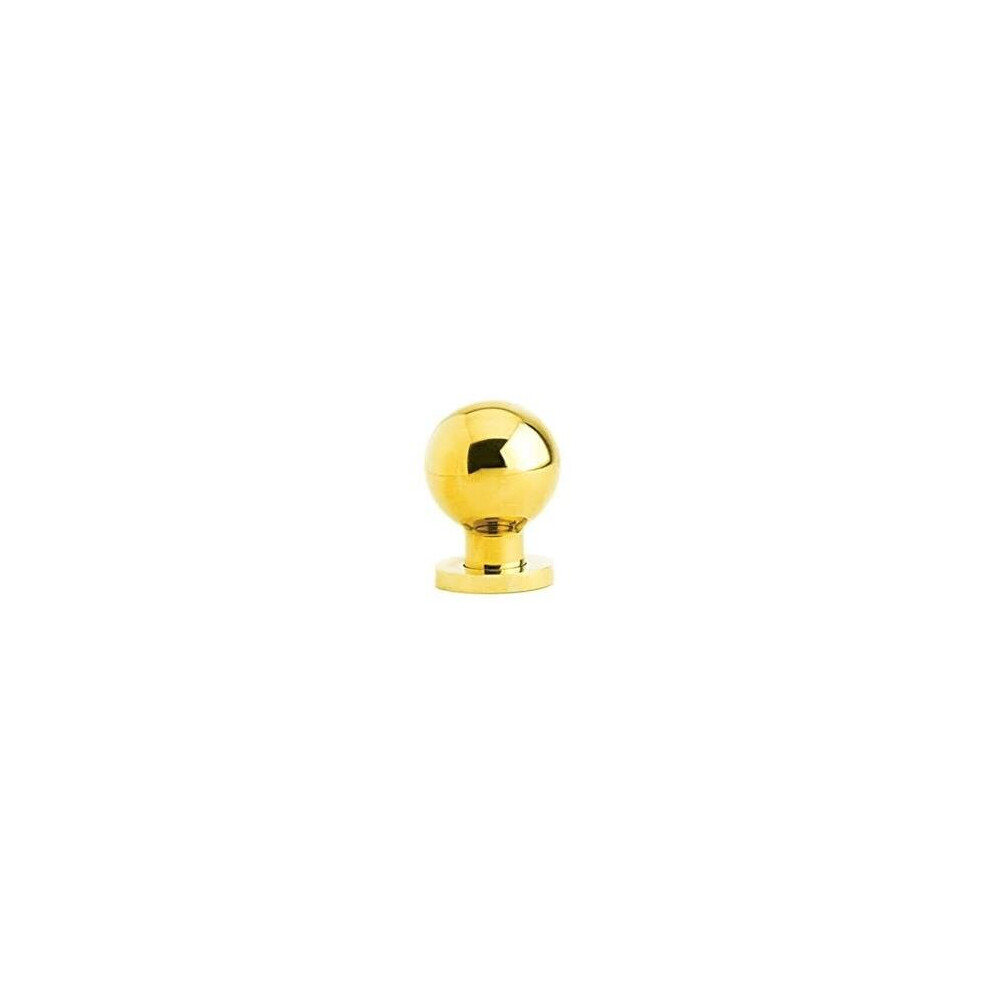 Photos - Furniture Hardware Emtek 86152US3NL 1 in. Modern Globe Cabinet Knob, Unlacquered Brass 