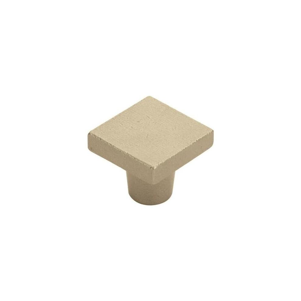 Emtek 86662Twb 1.25 In. Rustic Modern Square Knob, Tumbled White Bronze 738505037602