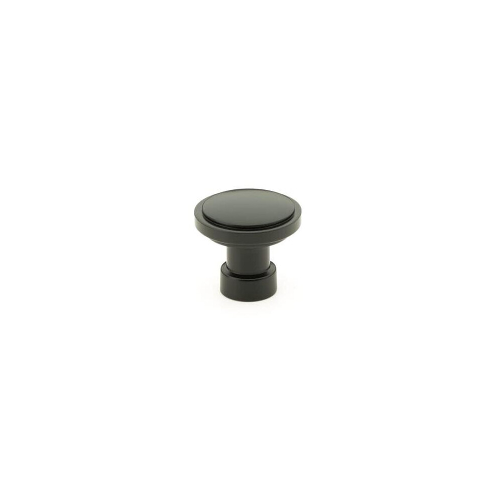 Emtek 86697Us19 1.25 In. Haydon Cabinet Knob, Flat Black 738505038906