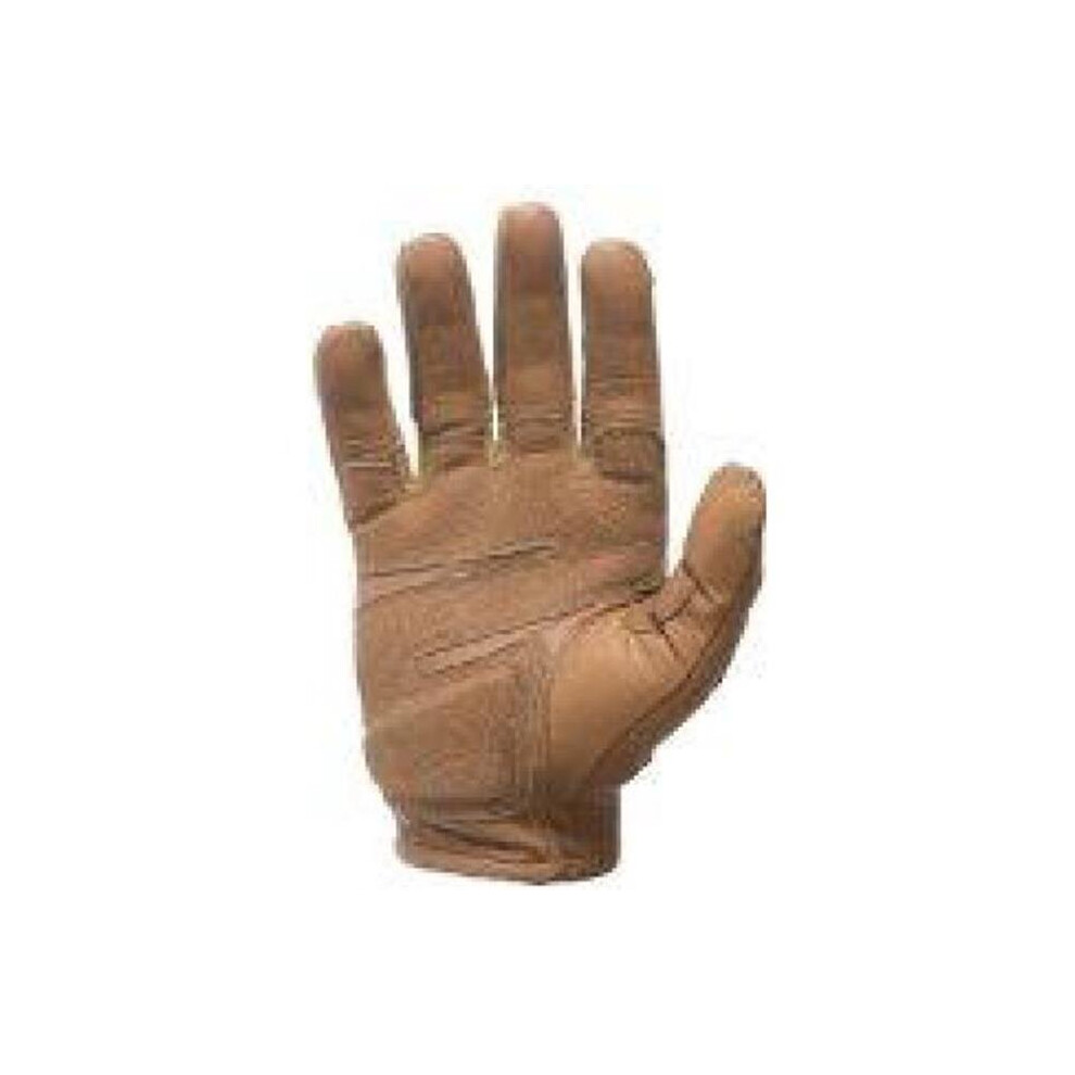 Hard Knuckle Glove Kevlar & Goatskin Leather Coyote, Large 751759128223