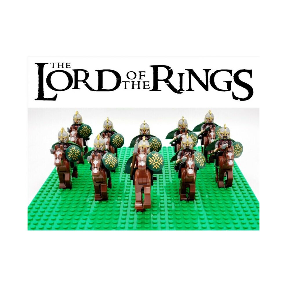 (Rohan Riders) Lord Of The Rings Minifigures Fit Lego Kid Toys