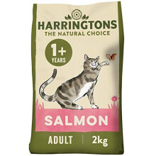 Harringtons Complete Adult Salmon Dry Cat food 2kg, Pack of 4