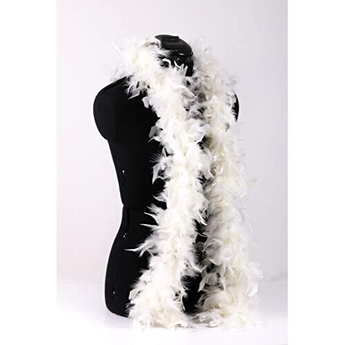 Trimits Marabou Feather Boa, Ivory, 1.8m x 12cm 1