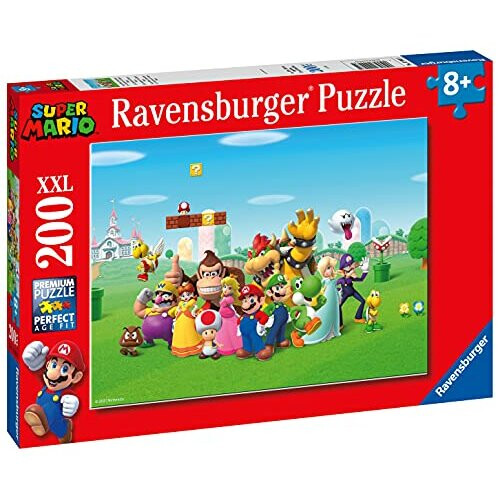 Ravensburger Ravensburger Super Mario 200 Τεμάχια Παζλ για Παιδιά 8 Ετών και Άνω - Extra Large Τεμάχια 1