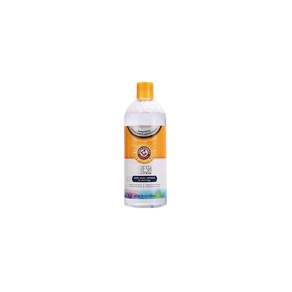 Arm & Hammer Fresh Spectrum Coconut Water Additive For Dogs, Improves dog's Dental Health - 16 Oz