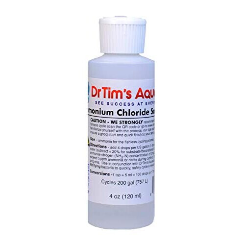 Dr Tims Ammonium Chloride Cycle New Aquariums 120ml