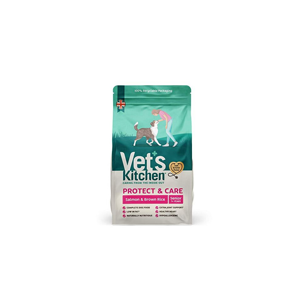 Vet's Kitchen Dry Dog Food, Protect & Care/ Salmon/ 3 kg