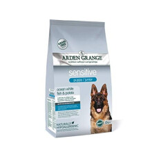 Arden Grange Sensitive Puppy/Junior Dry Dog Food Grain Free Ocean White Fish and Potato, 12 kg