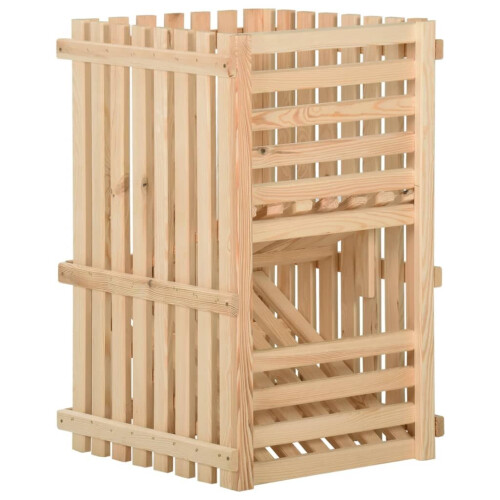 VidaXL vidaXL Solid Pinewood Potato Box Kitchen Storage Container Bins Onion Box