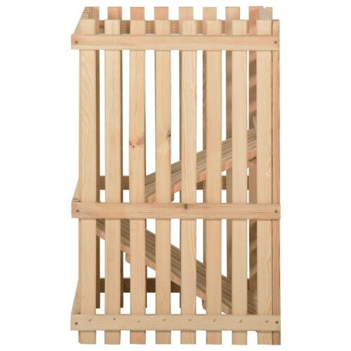 VidaXL vidaXL Solid Pinewood Potato Box Kitchen Storage Container Bins Onion Box 2