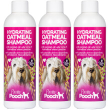 (3 x 250ml) Pretty Pooch Oatmeal Vegan Dog Shampoo