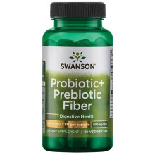 Swanson Probiotic+ Fibre Prébiotique - 60 vcaps