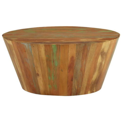 VidaXL vidaXL Coffee Table Solid Reclaimed Wood Wooden Side Accent Couch End Table 2