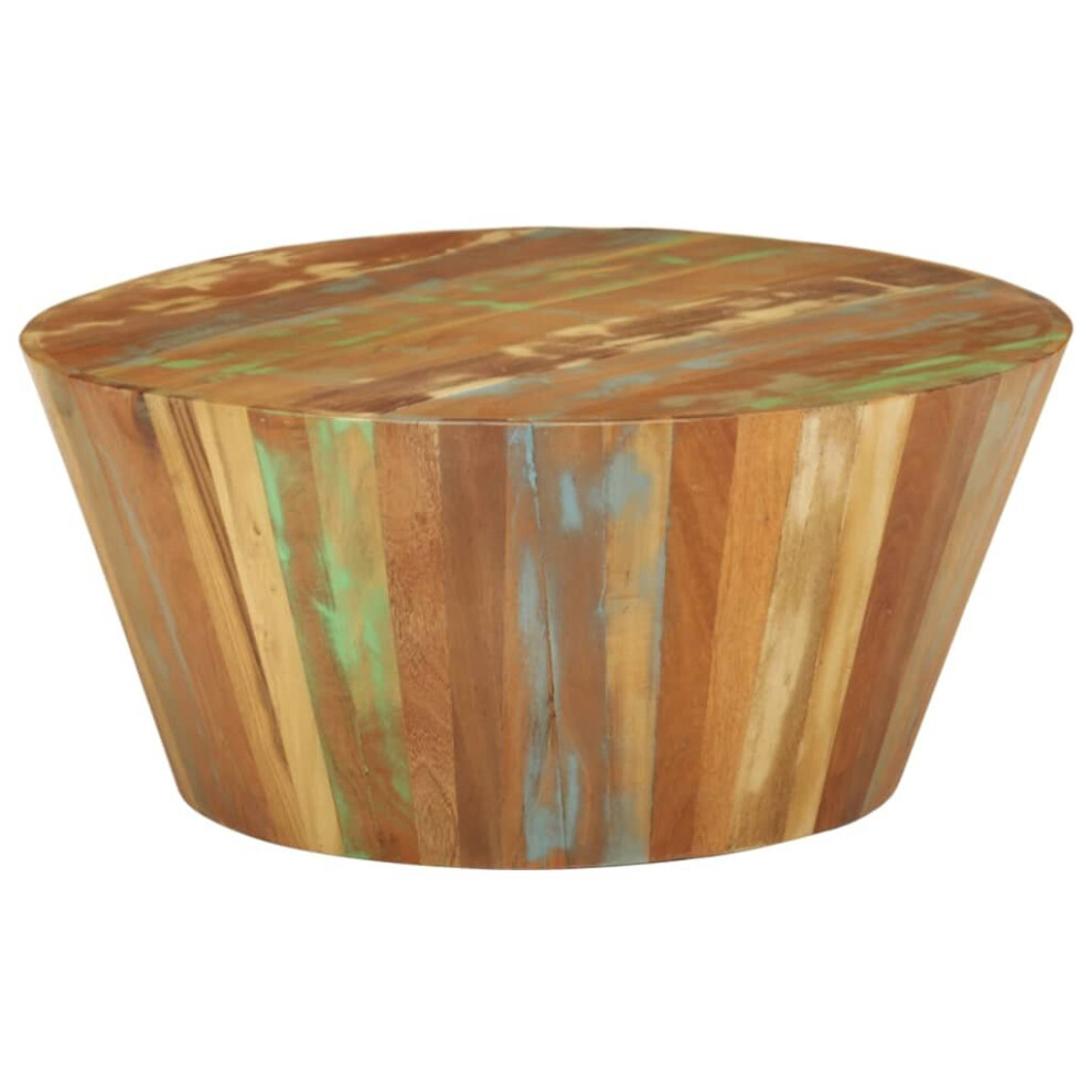 Vidaxl Coffee Table Solid Reclaimed Wood Wooden Side Accent Couch End Table Brown