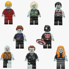 8PCS Zombie superheroes Minifigures Toys Fit Lego