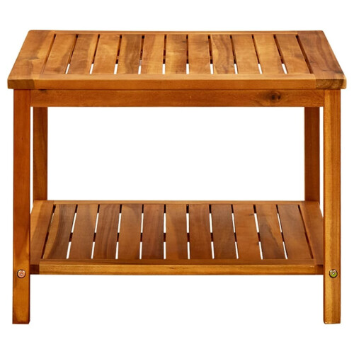 VidaXL vidaXL Solid Acacia Wood Coffee Table Home Garden Tea Porch Side Sofa Table 2