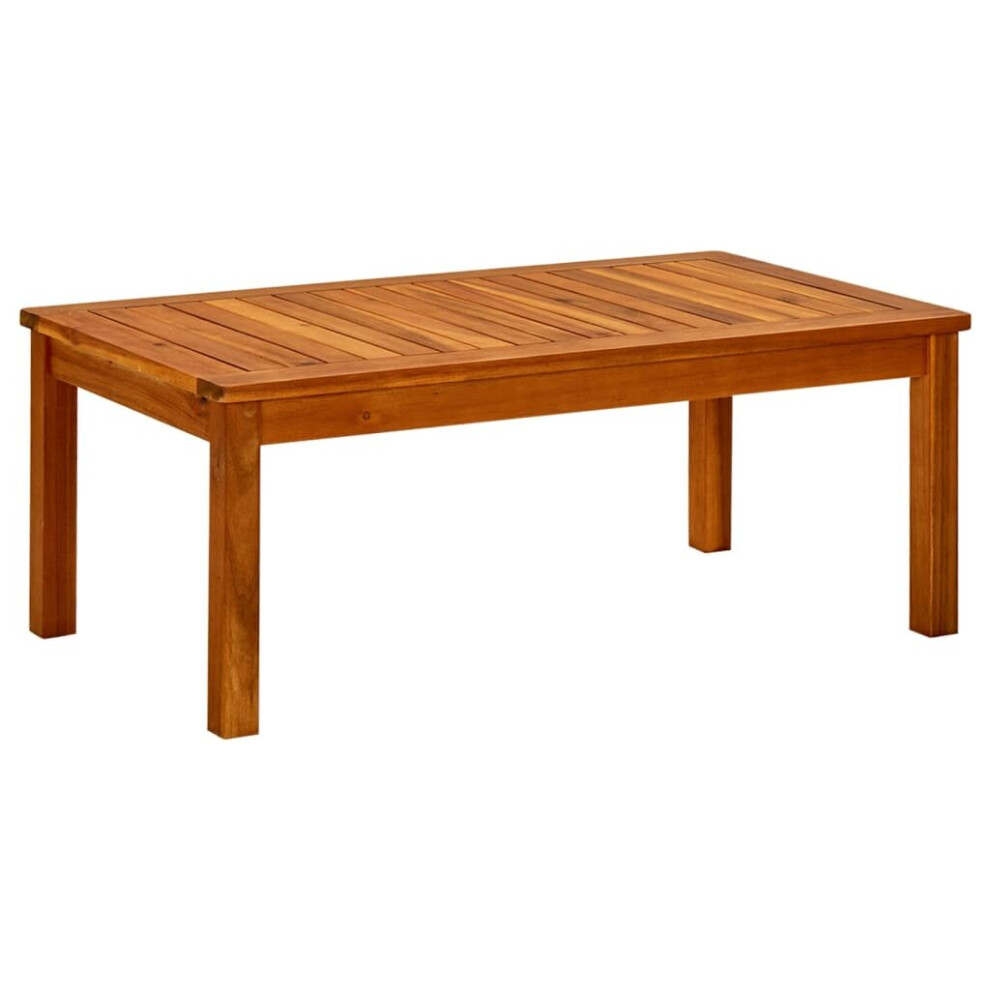 vidaXL Solid Acacia Wood Garden Coffee Table Wooden Porch End Side Tea Table