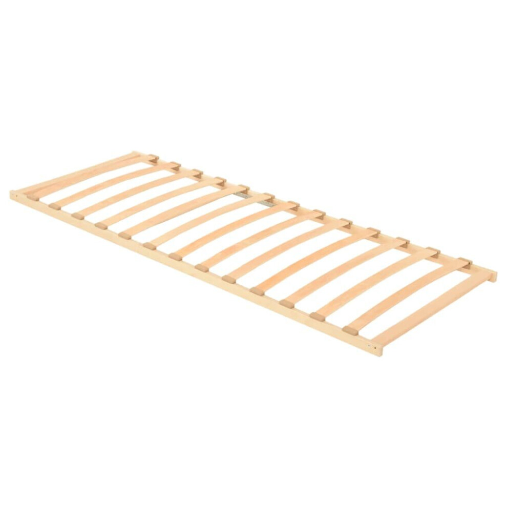 Vidaxl Slatted Bed Base With 13 Slats 70X200 Cm Bedroom Wooden Bed Fame Slat