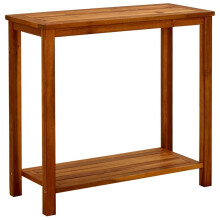 vidaXL Solid Acacia Wood Garden Console Table Outdoor Patio Wooden Side Table