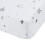 Stars Fitted Sheet Grey Single 1
