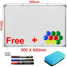 (96W) Magnetic whiteboard Small Large White Notice Board Dry Wipe Office Home School
