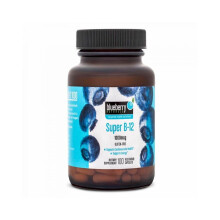 Blueberry Naturals Super B12 1000 mcg Vegetarian Capsules 100's B0074