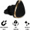 (Gold) Triangle Magnetic Car Holders Compatible with all smartphone models 2