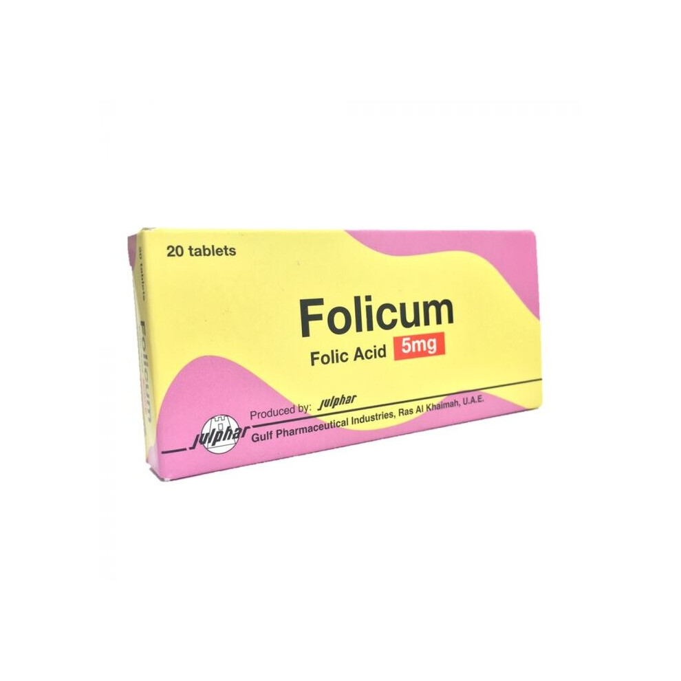 Folicum 5 mg Tablets 20's