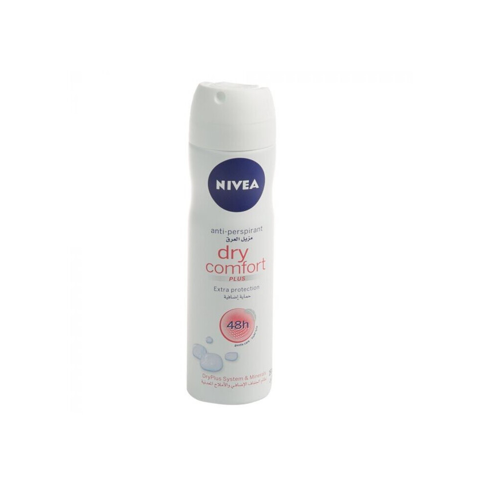 Nivea Dry Comfort Plus Antiperspirant Spray Personal Care 150ml