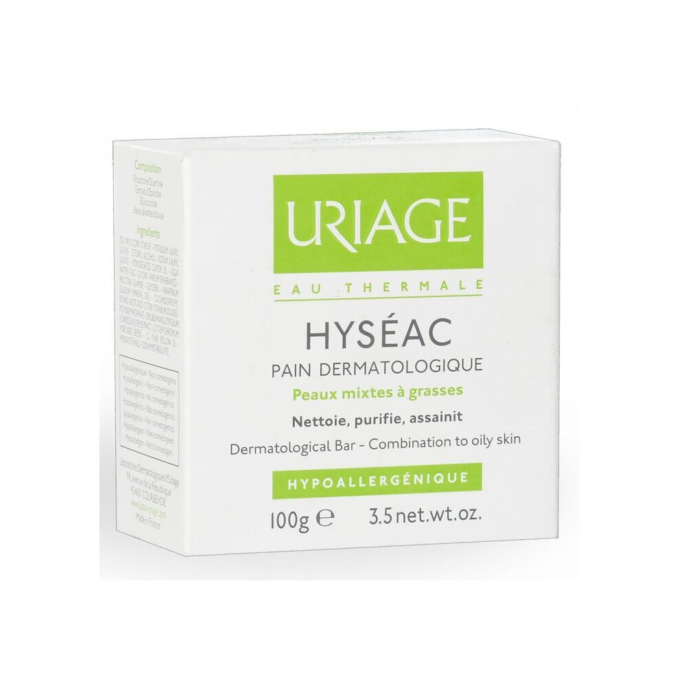 Uriage Hyseac Dermatological Bar 100G