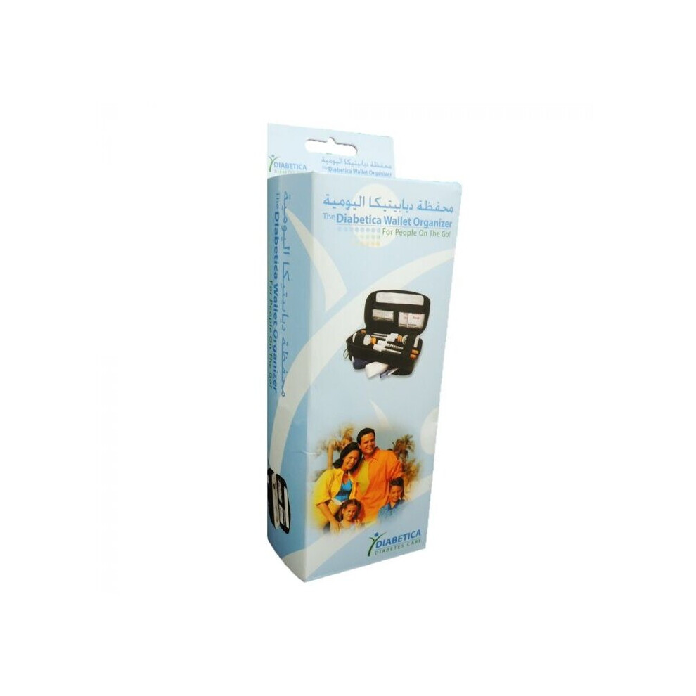 Diabetica Wallet Organizer, Ice Pocket For Re-Freezable Ice Pack Insulin Holder Base