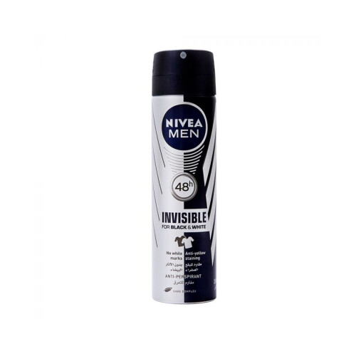 NIVEA Nivea Men Invisible for Black and White Deodorant Spray 150ml
