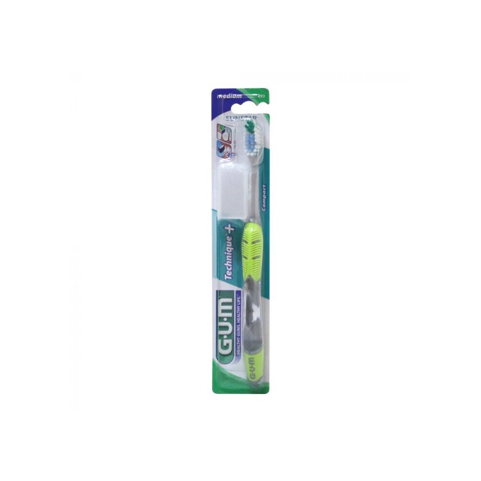 Butler Gum Technique+ Compact Medium Toothbrush Optimal Oral Care 493Me