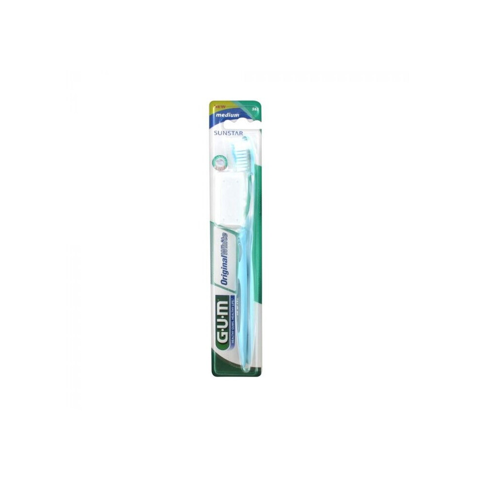 Butler Gum White Original Medium Toothbrush - Oral Hygiene Essential, 563M