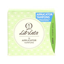 Lil-Lets Applicator Tampons Super Plus : Dependable Feminine Hygiene Protection for Heavy Flow Confidence 14's