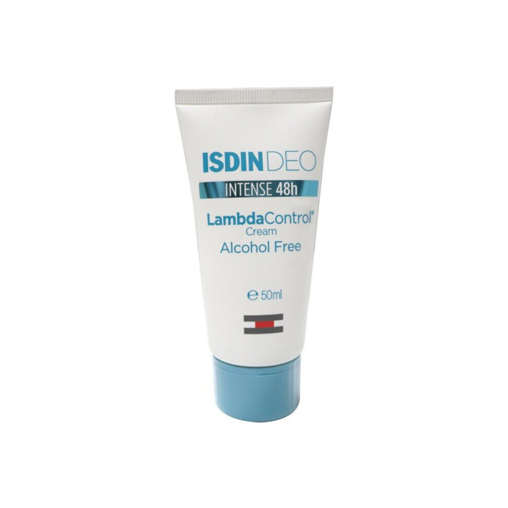 Isdin Cream Deo Lambda Control Intense 48Hour Protection Against Sweat & Odor 50Ml