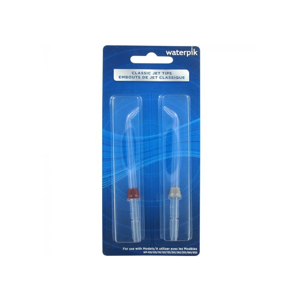 Waterpik Replacement Jet Tips 2's, Cleans Deep Between Teeth & Below The Gum Line