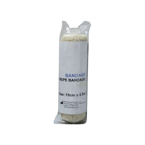 Max Cotton Crepe Bandage 15 cm x 4.5m