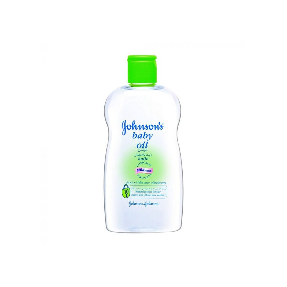 Johnson & Johnson Baby Oil with Aloe Vera 300ml