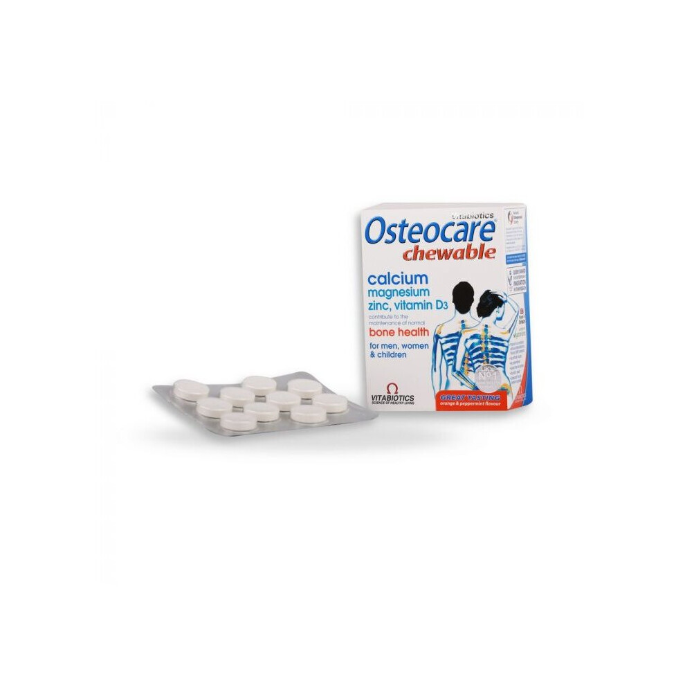 Vitabiotics Osteocare Chewable Tablets 30's With Calcium, Magnesium