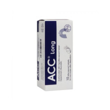 ACC Long 600 mg Effervescent Tablets 10's